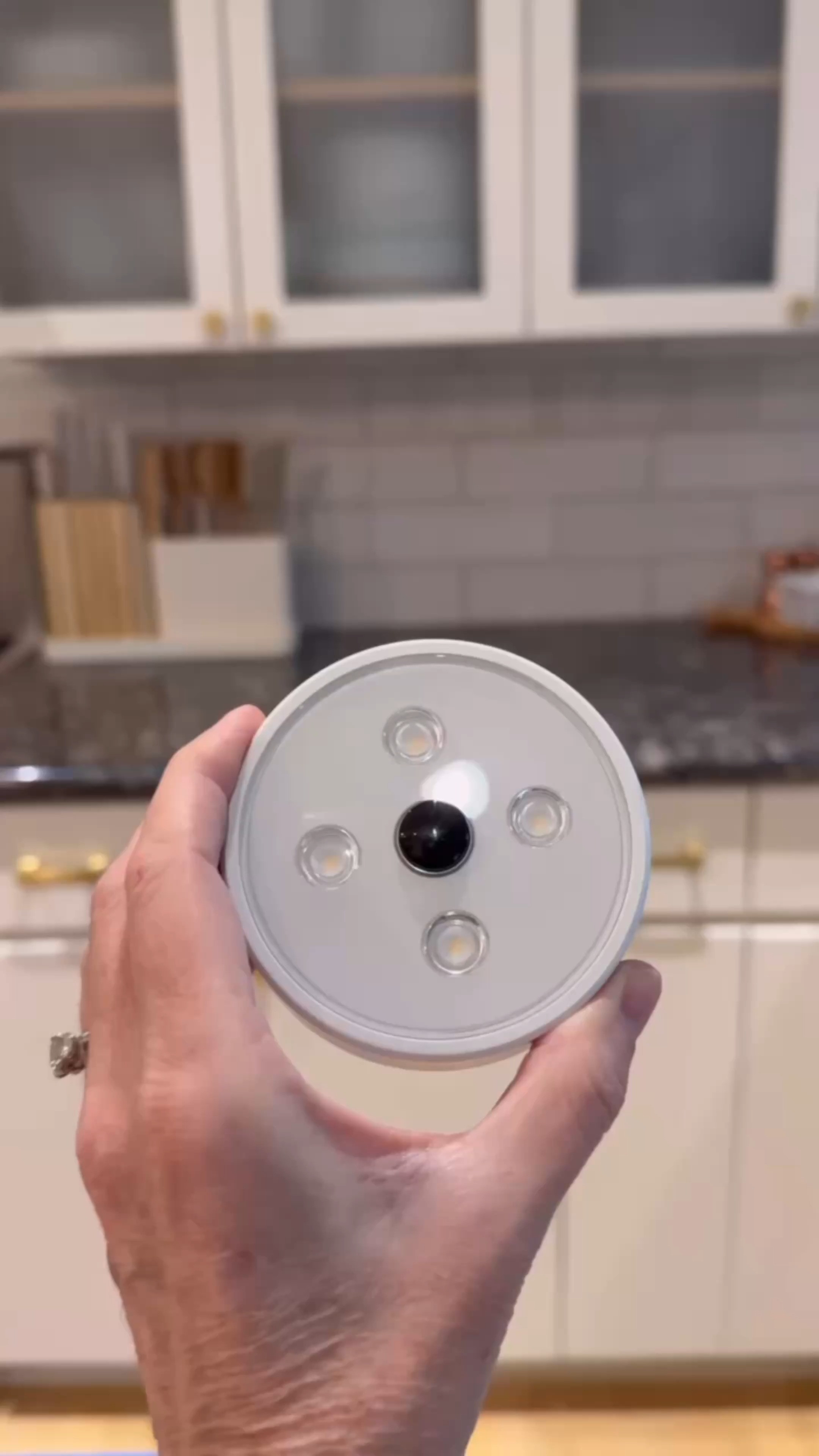 Best Amazon light hack… ON SALE NOW! These touchless control motion sensor lights are the perfect solution for under cabinet lighting. Installs in seconds. No hardwire. Fast easy charging. 100 hour run time. Group settings so they can all light when one is triggered or set different groups. Perfect for kitchen, closets, pantry, hallway. Grab the coupon with my link. 
Enjoy ~ Julie & Jodie

 #amazonhome #homesolutions #lighting #homehacks #amazonfinds #founditonamazon 

 #LTKU #LTKHome #LTKStyleTip