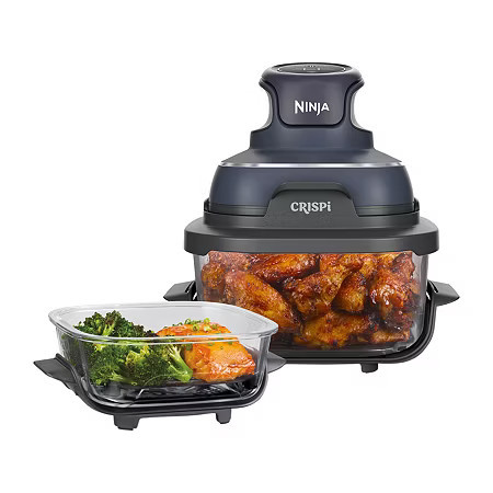 Ninja Crispi 4-in-1 Portable Glass Air Fryer Cooking System, One Size, Gray | JCPenney