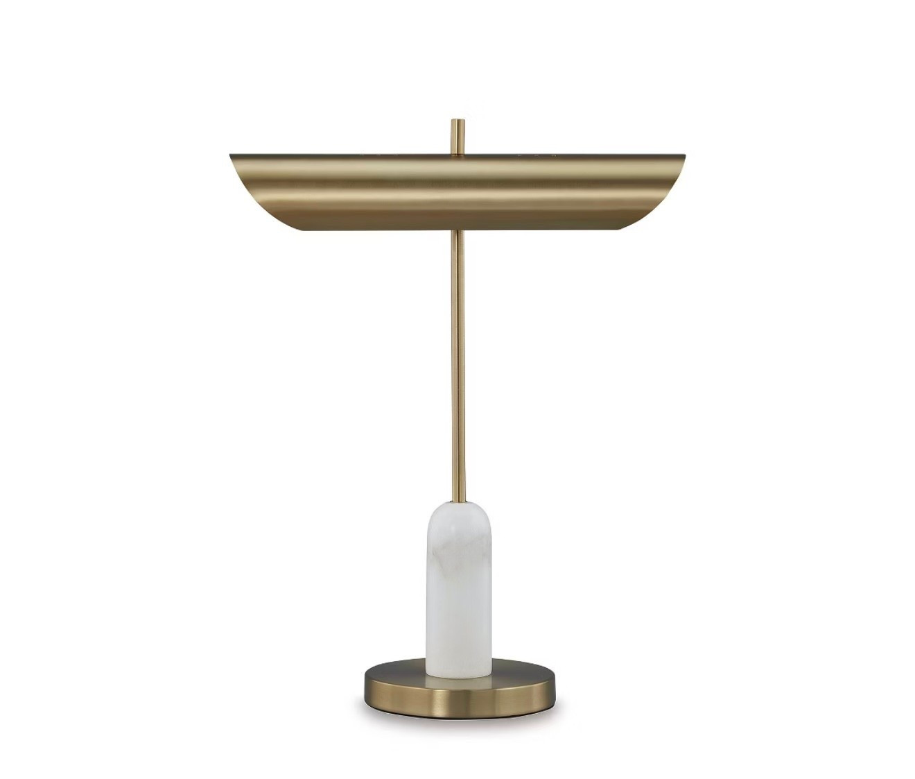 Love this Target lamp. The marble base and brass shade make it look so high-end.

#LTKHome