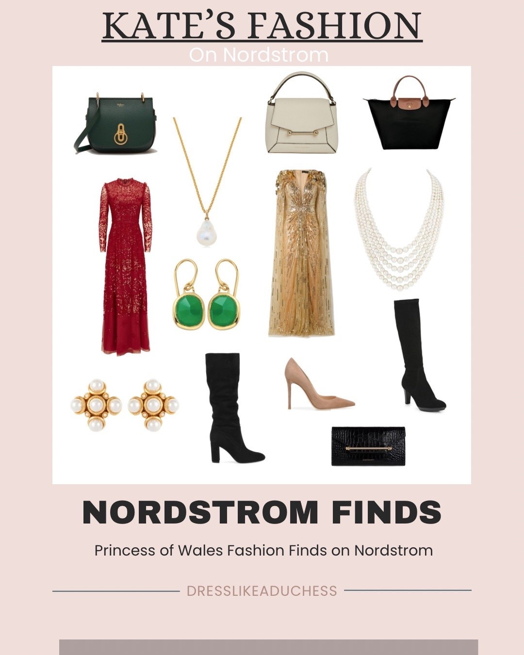 Kate Middleton (Princess of Wales) fashion finds at Nordstrom
