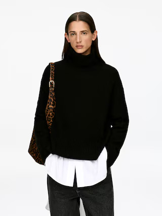 Roll-Neck Cashmere-Wool Jumper | Arket UK