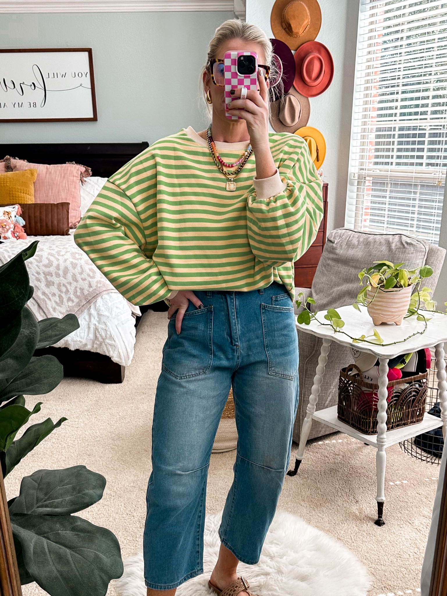 The comfiest free people look for less striped pullover 
Fits oversized + wearing a small
Comes in tons of colorways and is under $20 (the FP one is $98)

#LTKFindsUnder50 #LTKSaleAlert #LTKStyleTip