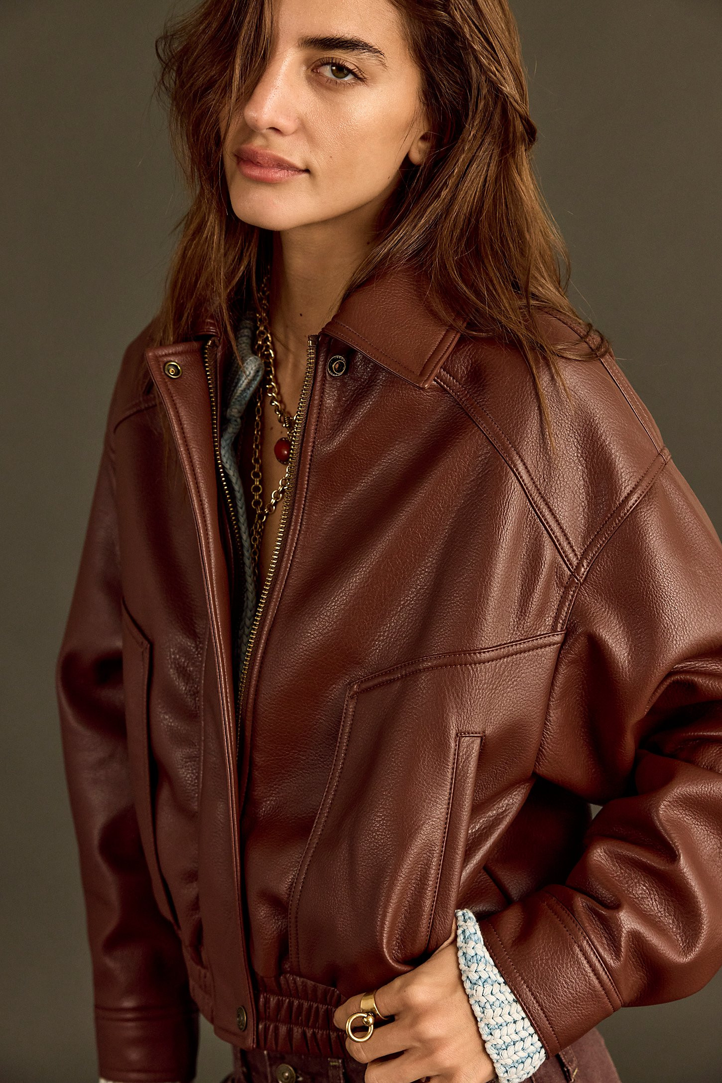 We The Free Farley Vegan Bomber Jacket | Free People (Global - UK&FR Excluded)