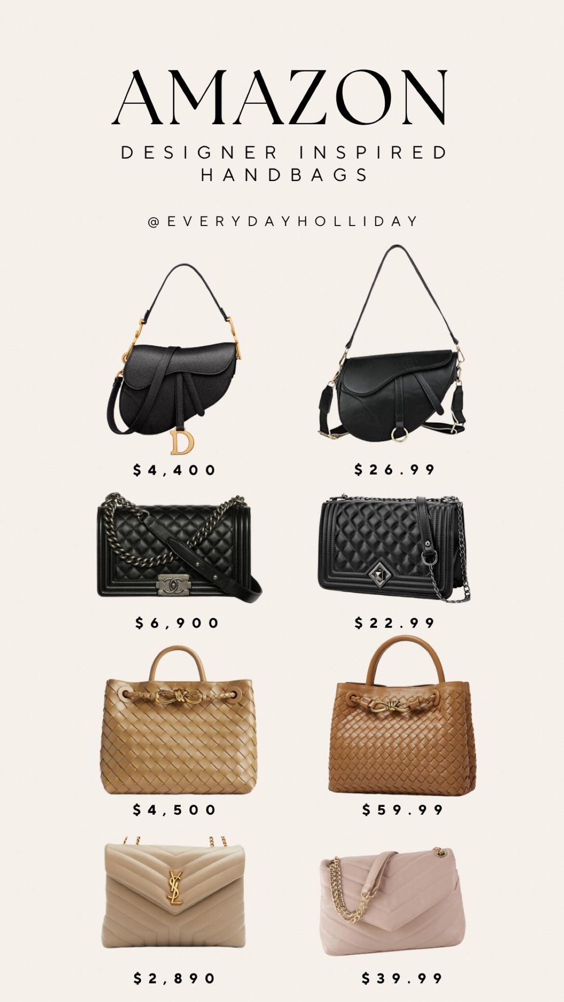 Designer inspired handbags from Amazon for way less! 😍

#LTKItBag #LTKStyleTip #LTKFindsUnder50