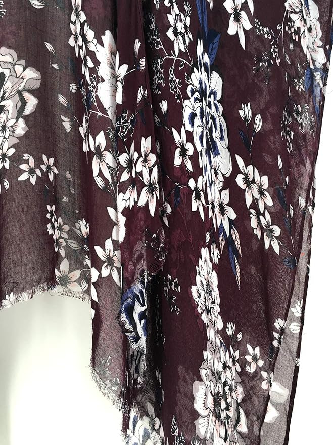 Moss Rose Women's Beach Cover up Swimsuit Kimono Cardigan with Bohemian Floral Print | Amazon (US)