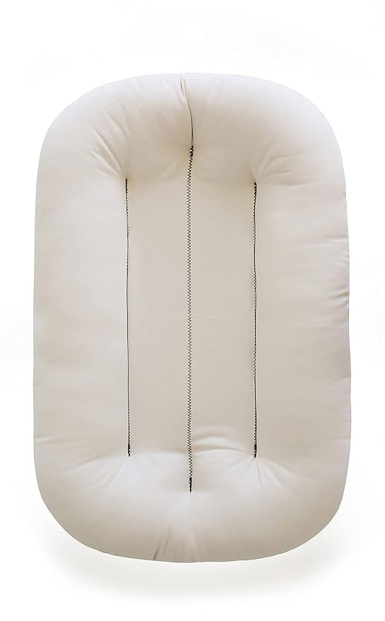 Snuggle Me Organic Bare | Baby Lounger & Infant Floor Seat | Newborn Essentials | Organic Cotton,... | Amazon (US)