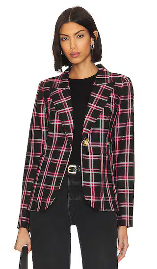 Smythe Patch Pocket Duchess Blazer in Pink. Size 8. | Revolve Clothing (Global)