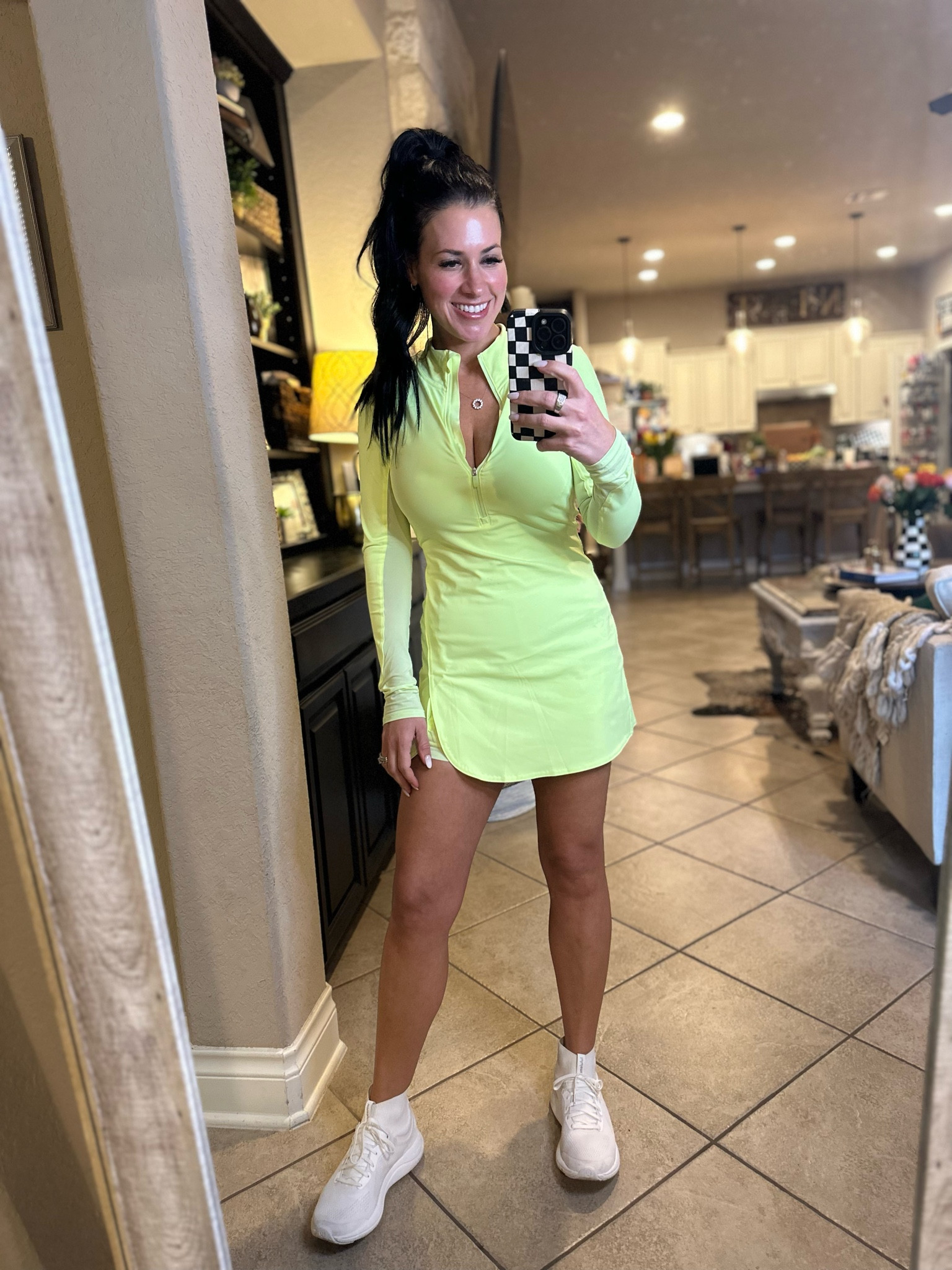 Long Sleeve Tennis Ladies Clothing Long Sleeve UPF Tennis Dress Sun  Protection Edara  Edara Apparel