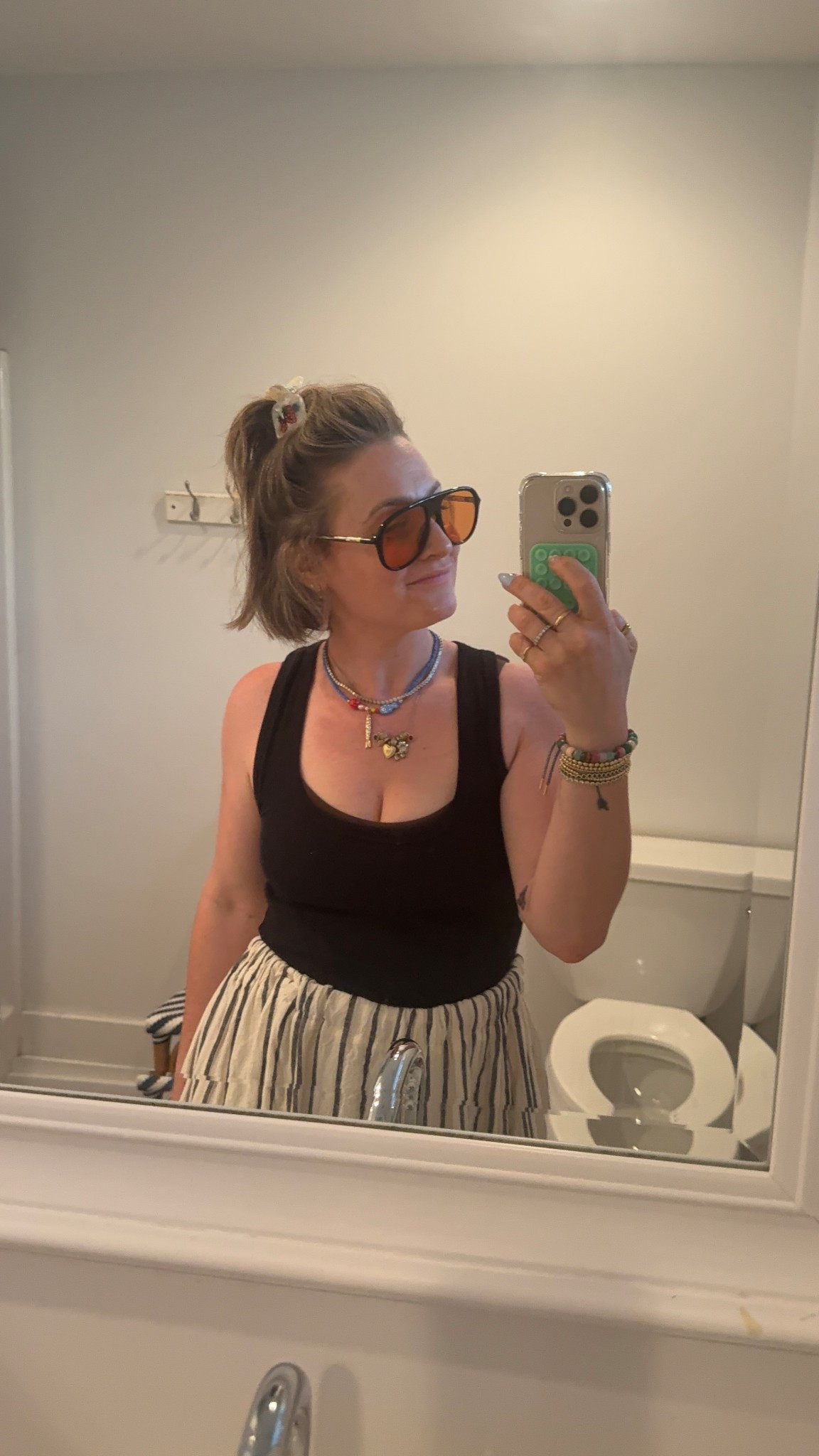 my tennis necklace/bracelet & adjustable ring are all Nikki E -> get 10% off automatically with this link! Or code LAURENP10 💘✨🙏🏼☀️ 
https://www.nikkiedesigns.com/?ref=LaurenPrice 

