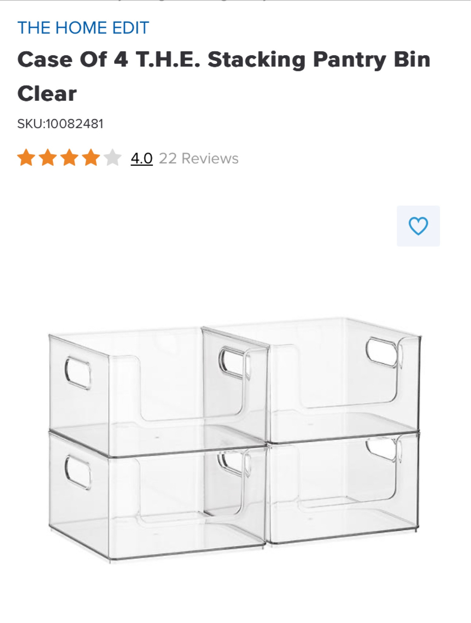 The Home Edit Stacking Bins ON SALE❗️

#LTKhome #LTKfamily #LTKSale