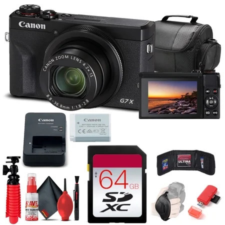 Canon PowerShot G7 X Mark III Digital Camera (3637C001) + 64GB Card + More(International Model) | Walmart (US)