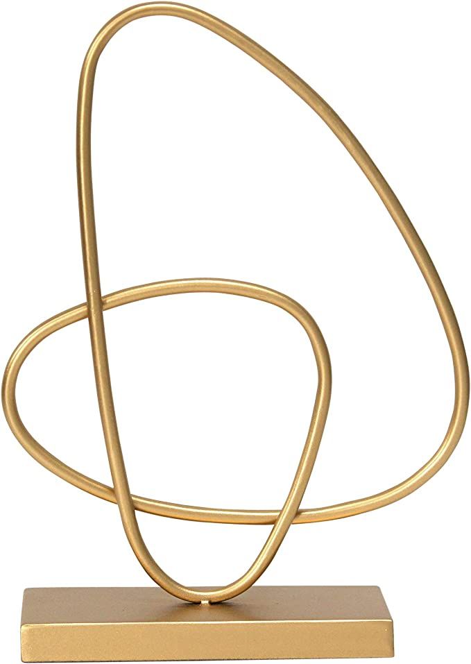 Stratton Home Decor Gold Abstract Tabletop Sculpture (S30878) 9.75 X 3.50 X 13.50 | Amazon (US)