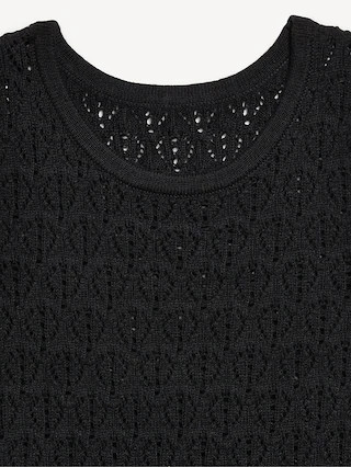 Sleeveless Crochet Tunic Sweater | Old Navy (CA)