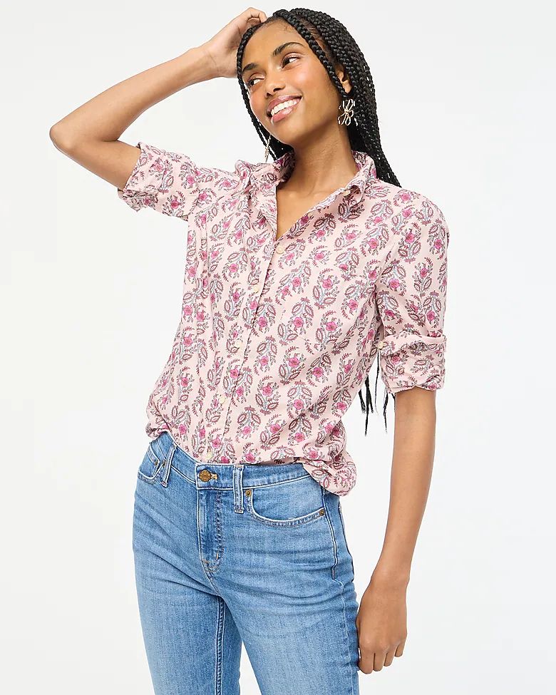 Lightweight cotton shirt in signature fit | J.Crew Factory