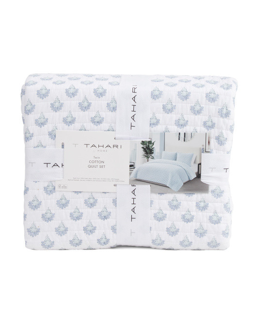 Floral Block Print Quilt Set | Bed & Bath | Marshalls | Marshalls