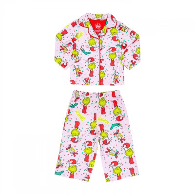 Kids The Grinch Festive 2-Piece Pajama Set - 18 Months | Target