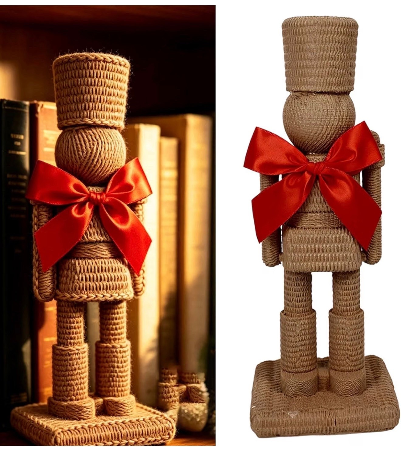 Woven Nutcracker: The Cutest Christmas Accent 🎄🎀

I’m loving this unique take on a classic Christmas nutcracker! 🤎🎄 The woven texture gives it such a warm, natural look, while the oversized red bow adds the perfect festive pop. ❤️🎀

Such a cute piece for an entryway, mantel, bookshelf, sideboard, or holiday vignette! ✨ If you love traditional Christmas decor with a neutral twist, this one is such a fun find.

Woven nutcracker • Christmas nutcracker decor • neutral Christmas decor • traditional Christmas decorations • rustic Christmas decor • red bow Christmas decor • Christmas entryway decor • mantel decorations • holiday home decor • Amazon Christmas finds

#LTKHome #LTKSeasonal #LTKmomlife