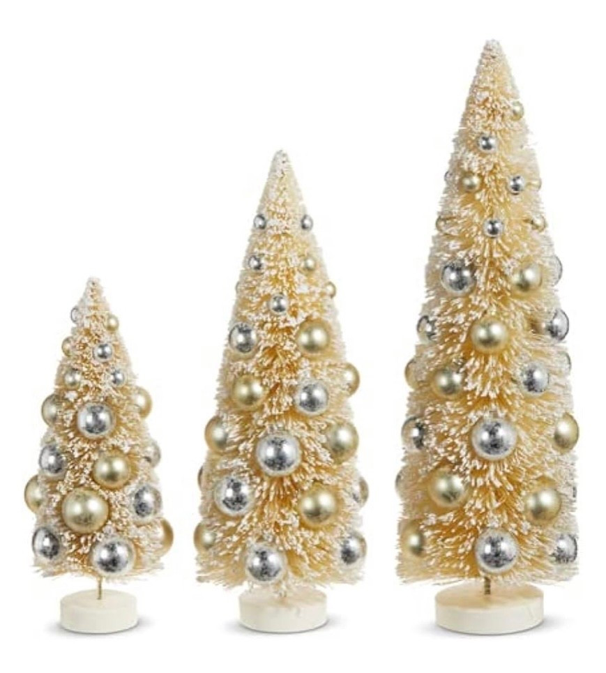 Bottlebrush trees 

#LTKHome #LTKHoliday