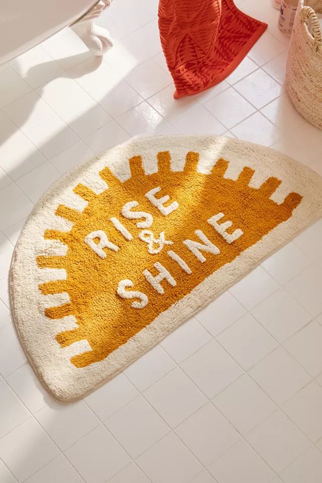 Rise And Shine Bath Mat | Urban Outfitters (US and RoW)