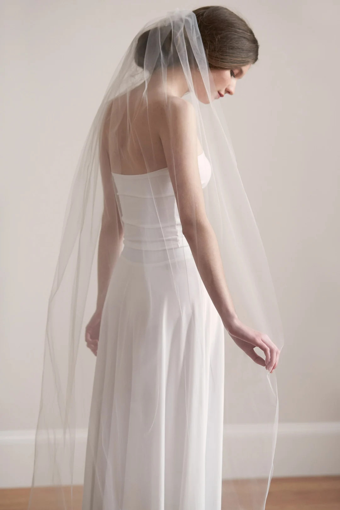 Cut Edge Bridal Veil Wedding Veil Bridal Veil Cathedral - Etsy | Etsy (US)