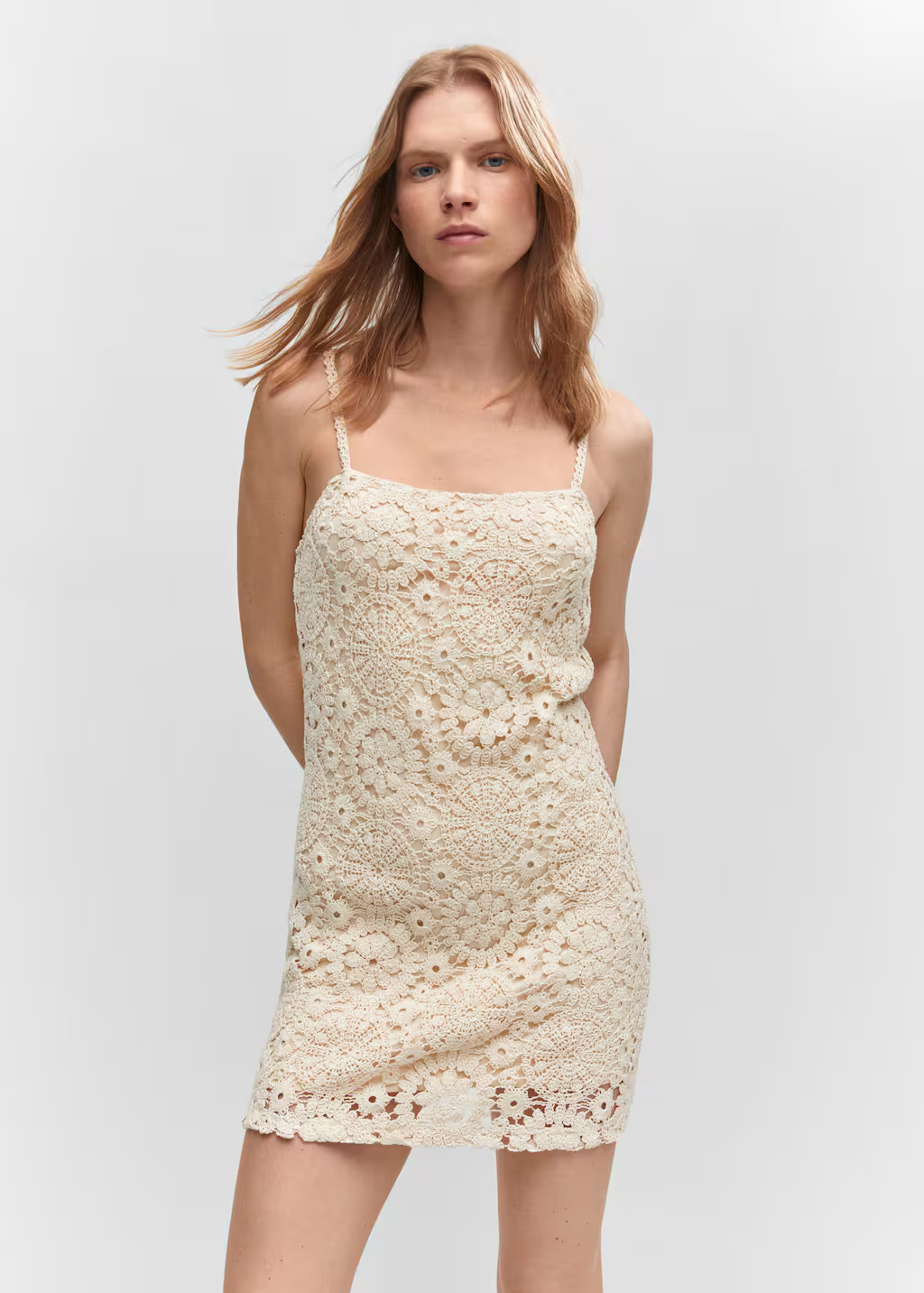 Crochet short dress | MANGO (US)