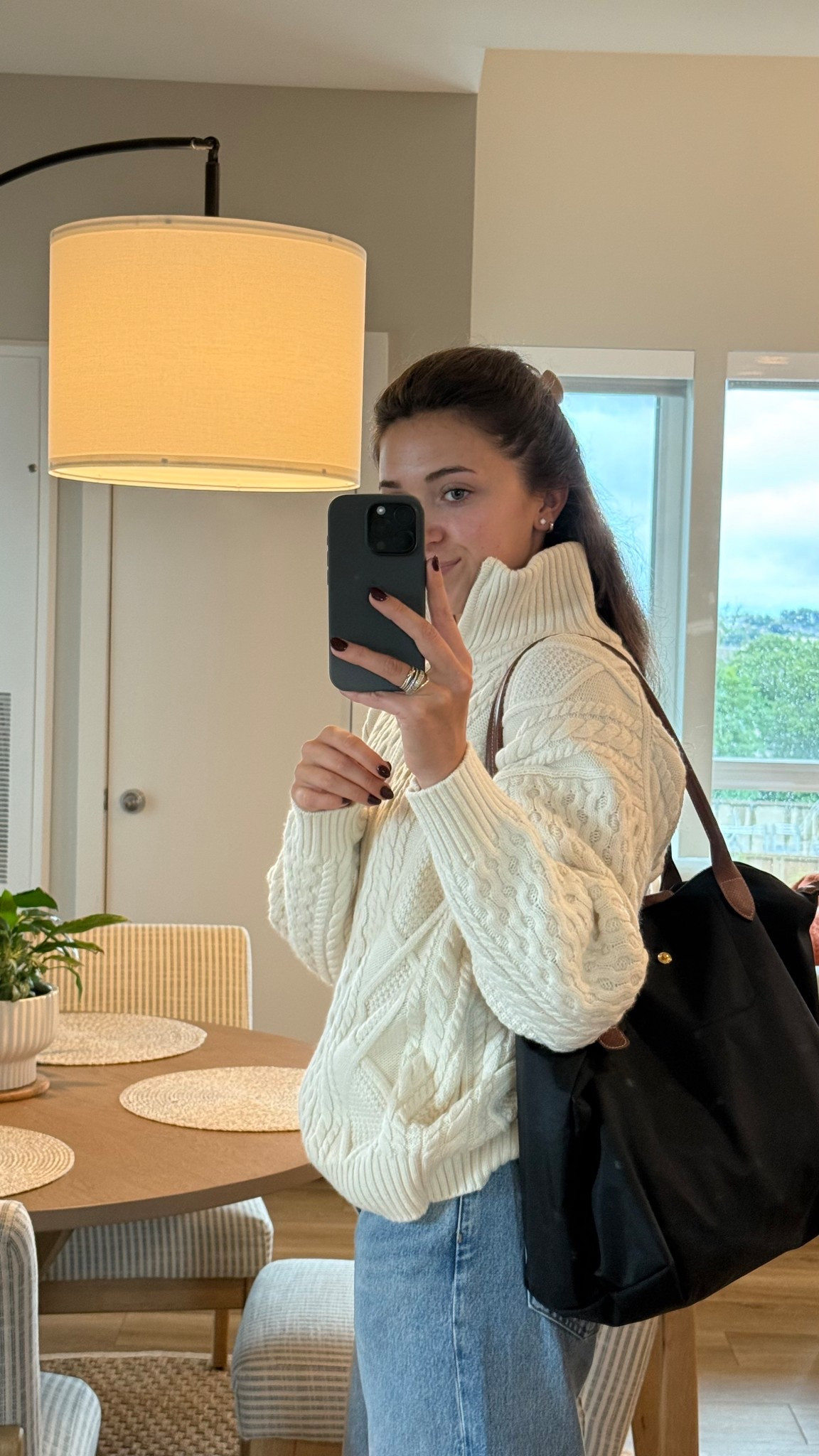 The coziest fall cable knit sweater! 

#LTKSeasonal #LTKStyleTip