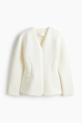 H & M - Scuba Blazer - White | H&M (US + CA)