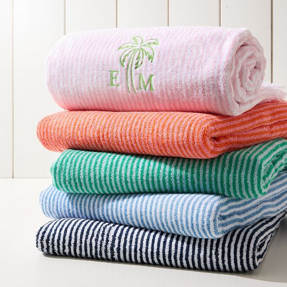 Mini Stripe Beach Towel | Mark and Graham