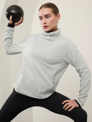Altitude Fleece Lined Funnel Neck Sweatshirt | Athleta | Athleta