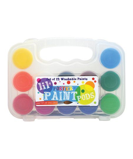 ooly Lil' Paint Pods Poster Paint & Brush Set | Zulily