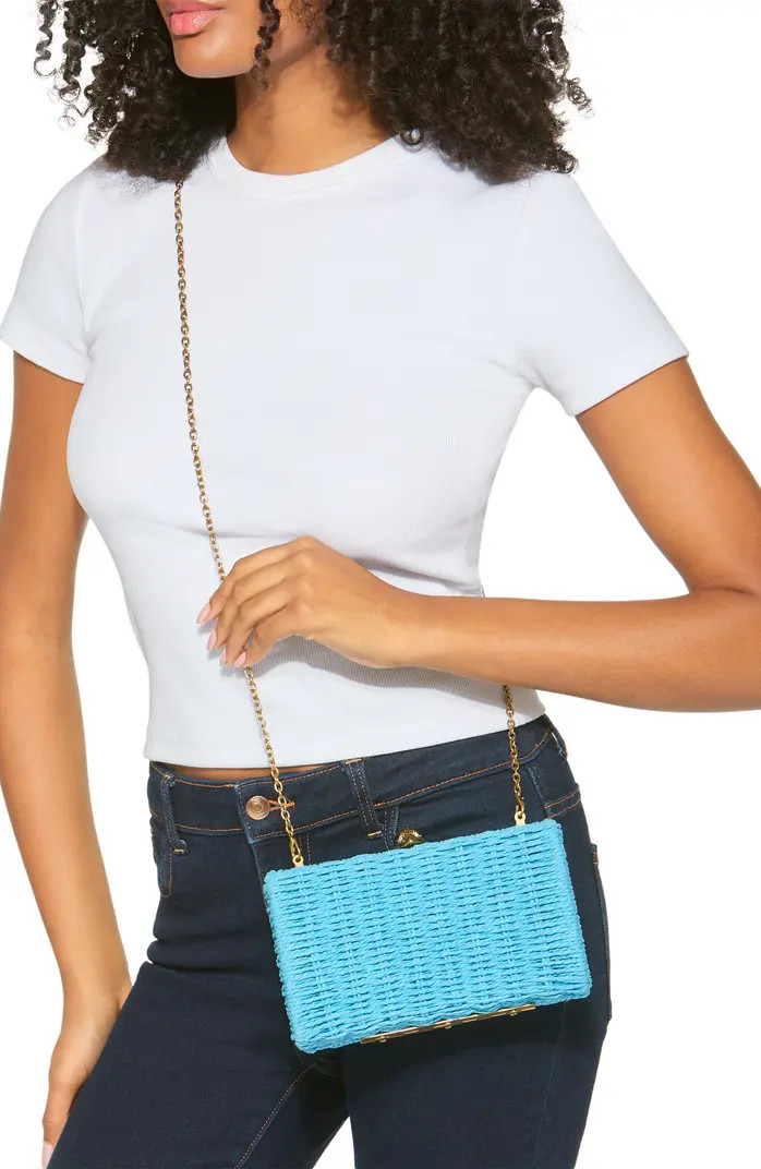 Kurt Geiger London Kensington Woven Frame Clutch | Nordstromrack | Nordstrom Rack