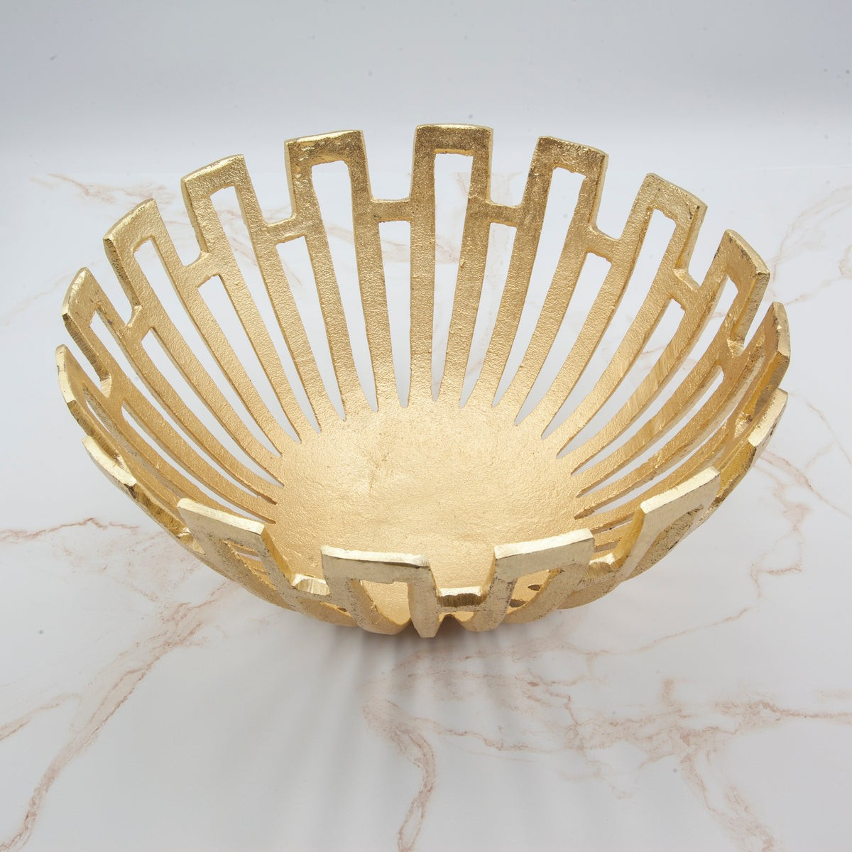 Gold Art Deco Serving Bowl | Cambridge Silversmiths