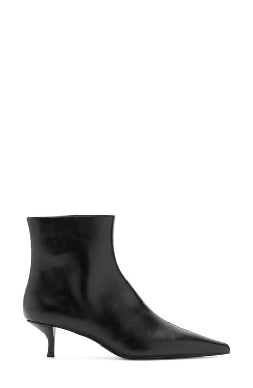 MANGO Pointed Toe Bootie in Black at Nordstrom, Size 9Us | Nordstrom