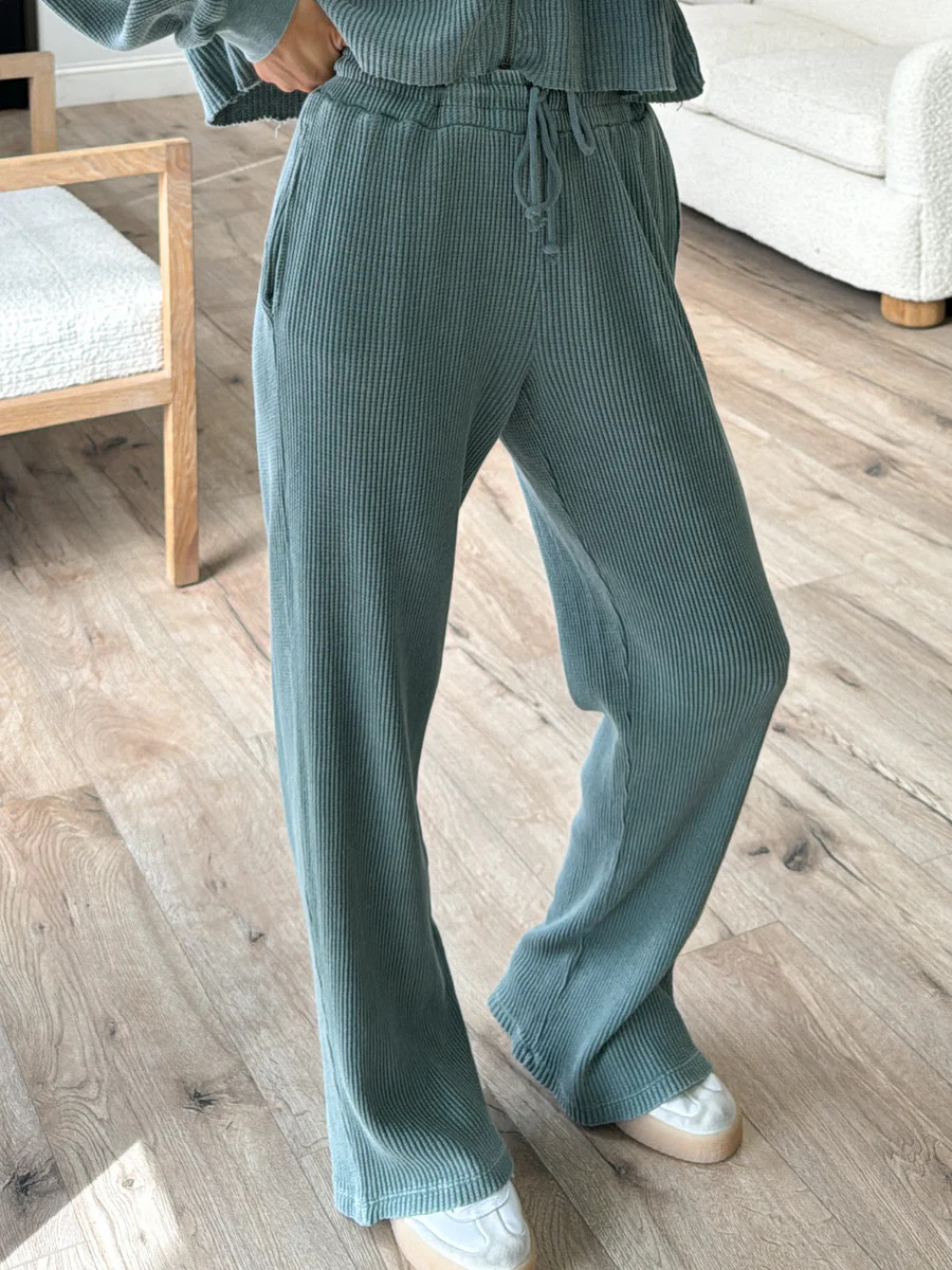 Alta Wide-Leg Lounge Pants | Sage | Talulah