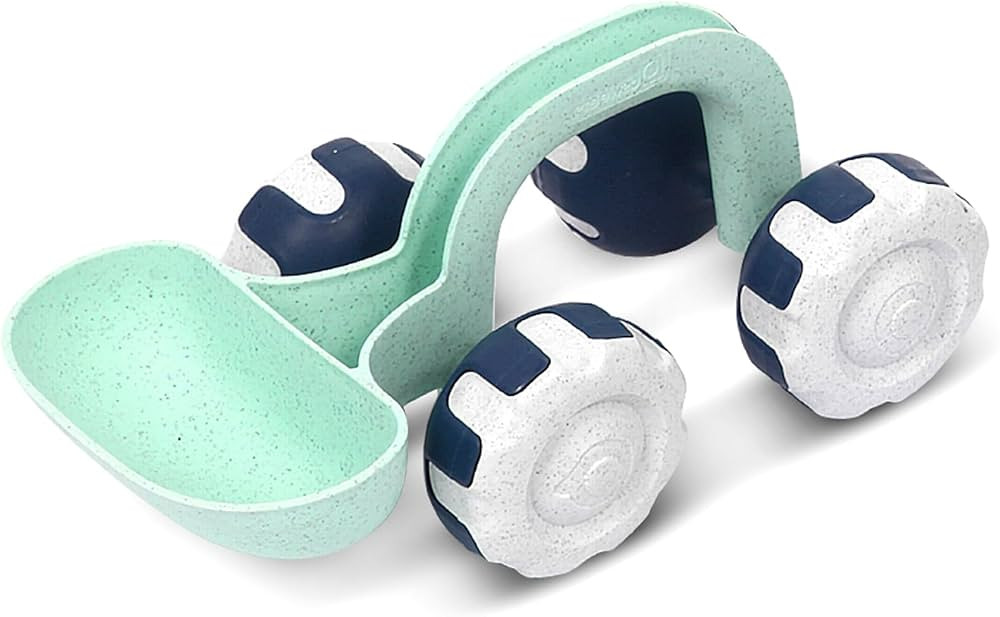 Asweets Beach Sand Toy Shovel Car, Organic Green Plastic Travel Beach Sand Toys for Kids Toddlers... | Amazon (US)