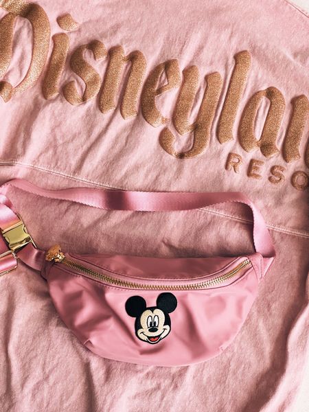 I’m a SCL girlie now 🥹🩷✨ Freddy bought me this adorable pink fanny pack as an early bday present and I’m obsessed! It’s my favorite shade of pink and the classic Mickey patch makes it 100x better. I can’t wait to wear this to Disneyland! 

Stoney Clover Lane, Disney outfits, Disneyland outfit, Disney style, theme park outfit 

#LTKFind