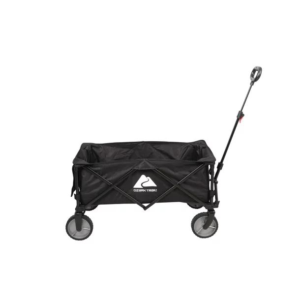 Ozark Trail Folding Multipurpose Camp Wagon Cart, Black - Walmart.com | Walmart (US)