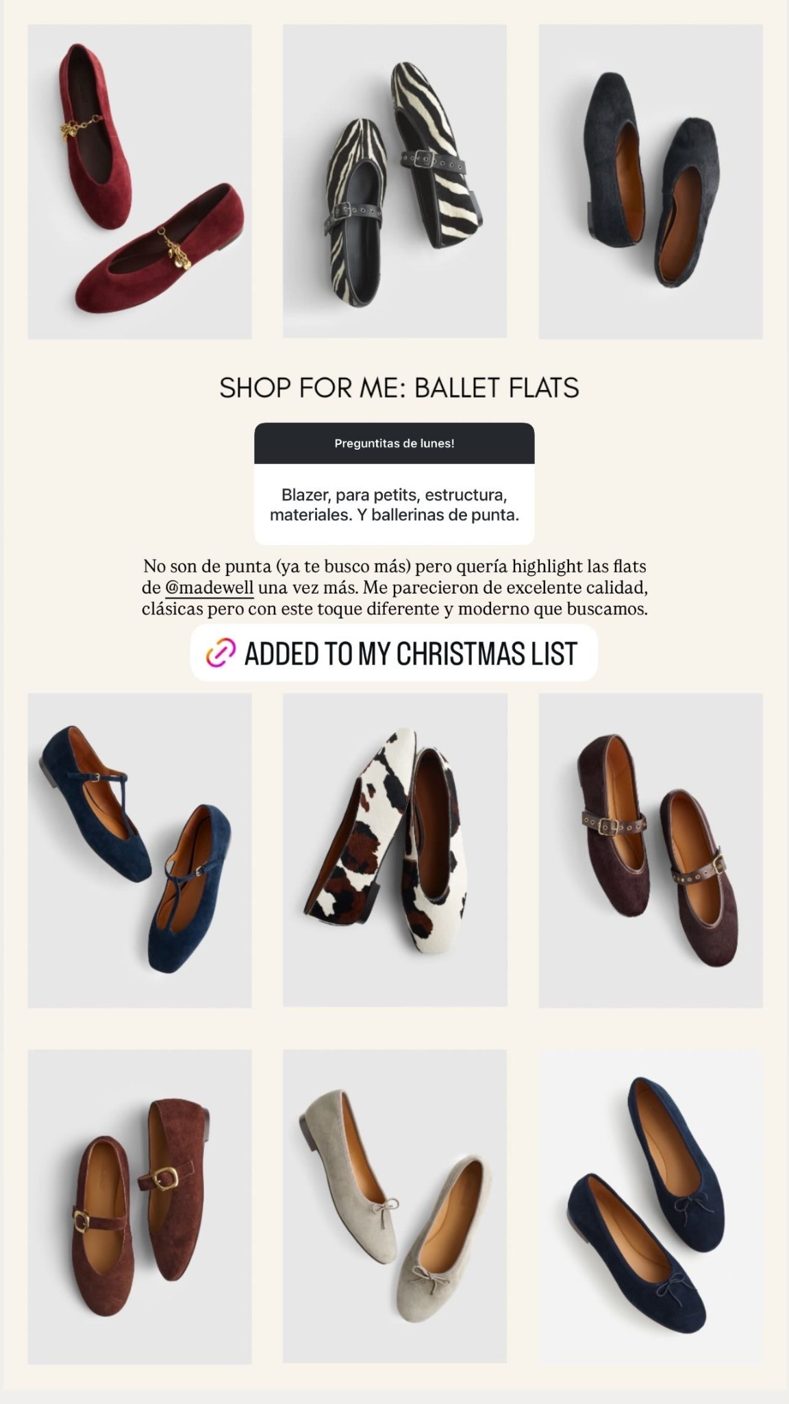 Leather ballet flats! Perfect for fall casual looks 🤎 

#LTKSeasonal #LTKootd #LTKGiftGuide