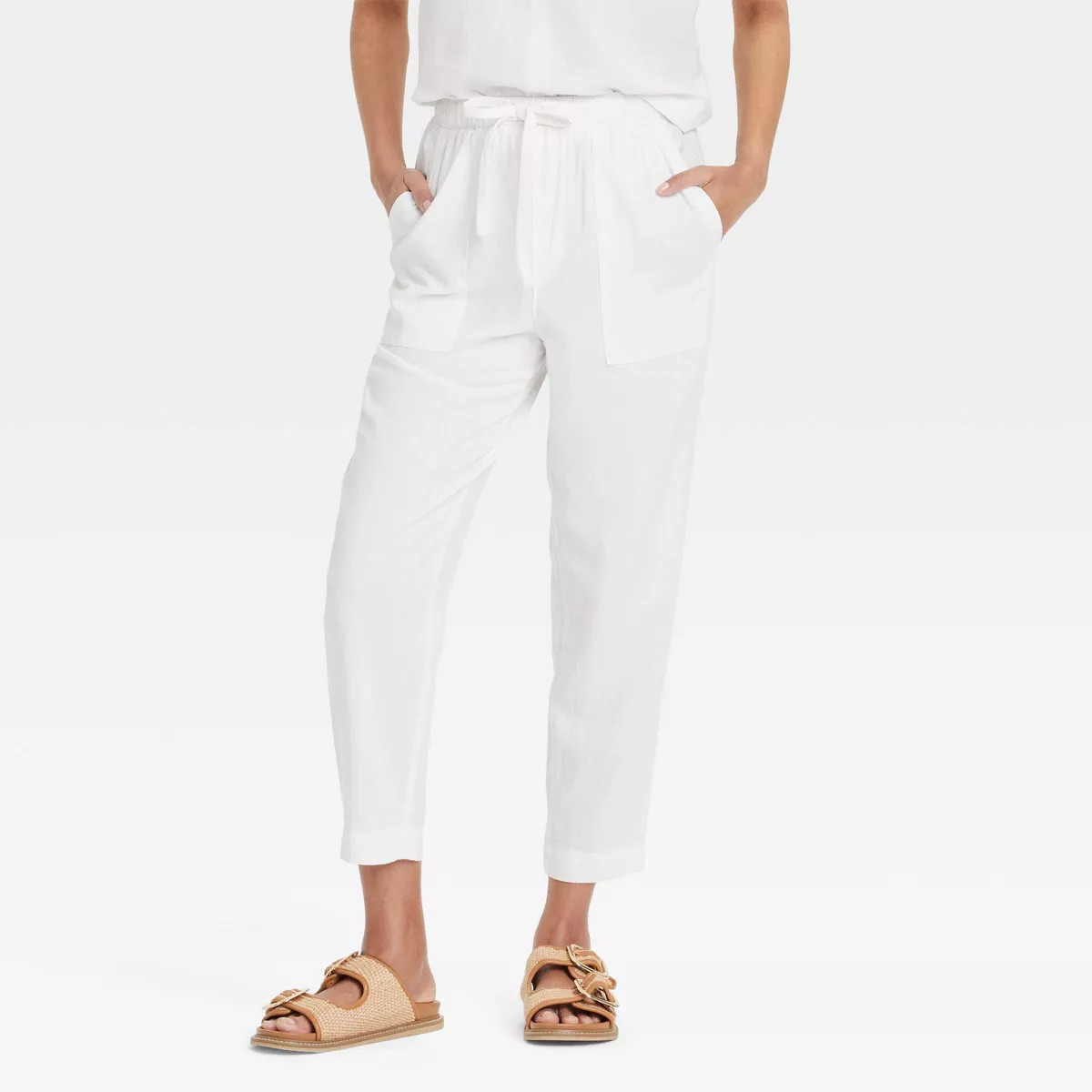 Women's High-Rise Straight Leg Pull-On Pants - Universal Thread™ | Target