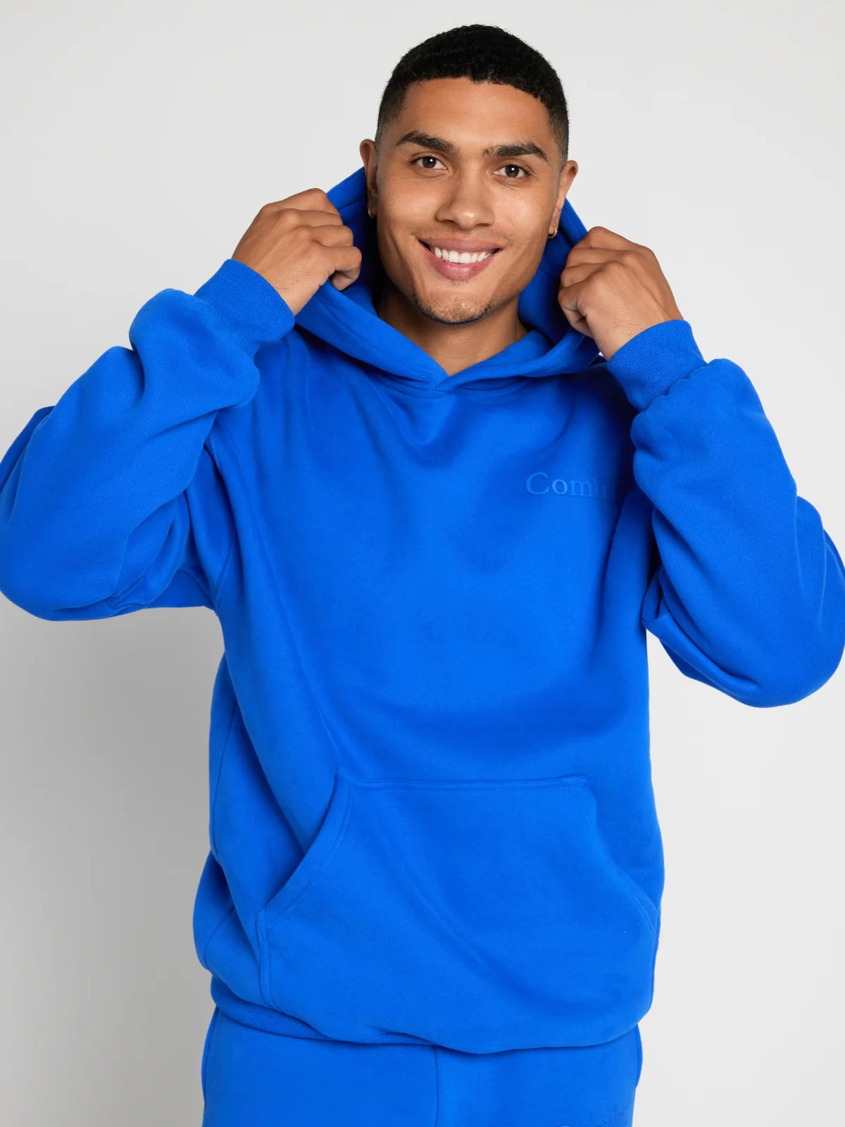 Comfrt Minimalist Hoodie – Mega | Cobalt Blue | Oversized | M | Medium | Comfrt