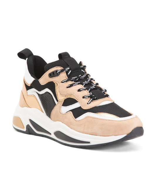 Made In Portugal Suede Noir Sneakers | TJ Maxx