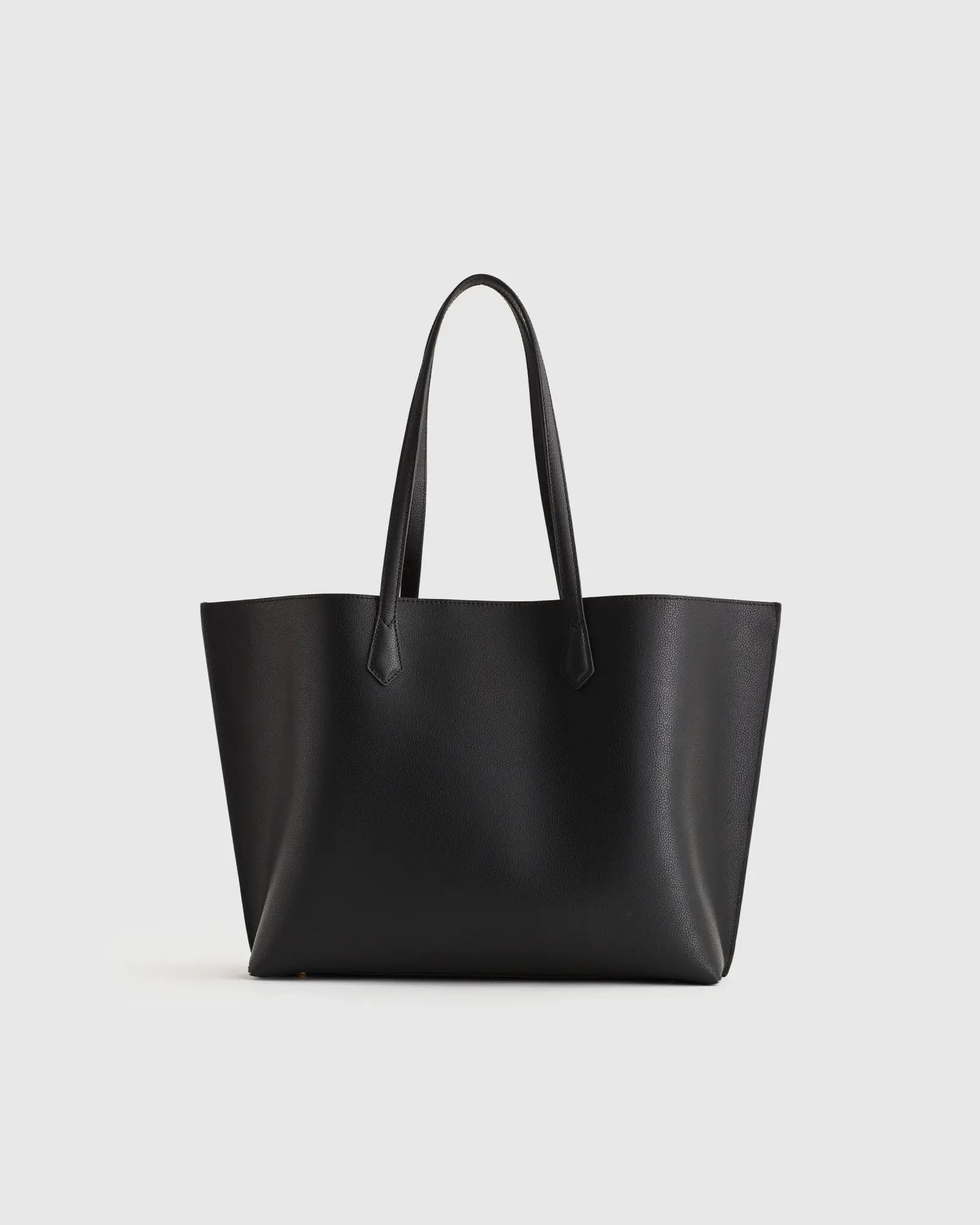 Italian Leather Triple Compartment Shopper Tote | Quince