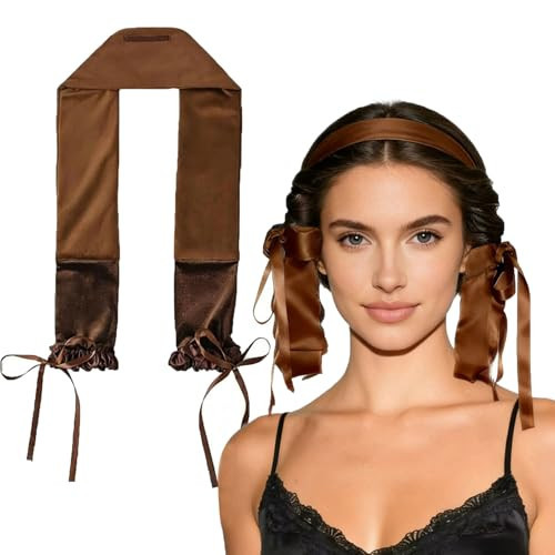 Heatless Hair Curler for Overnight Curls - Soft Suede Sleeping Hair Rollers | No Heat Curling Rod for Natural Waves, Hair Friendly & Safe Perfect for Long & Medium Hair | Amazon (US)