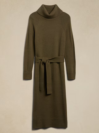 MIDI SWEATER DRESS | Banana Republic Factory