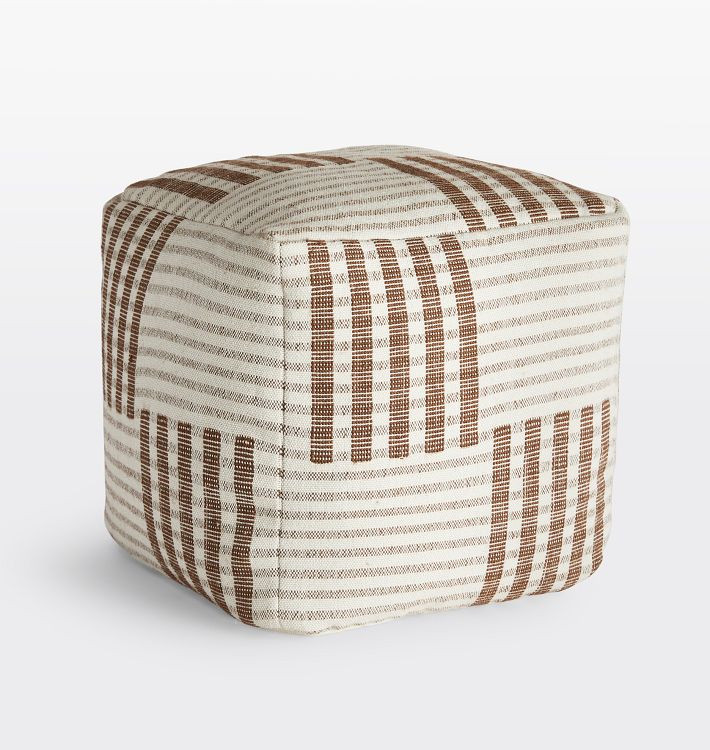 Savannah Indoor/Outdoor Pouf | Rejuvenation