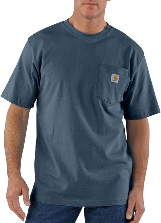 Carhartt Men's K87 Workwear Short Sleeve T-Shirt (Regular and Big & Tall Sizes) | Amazon (US)