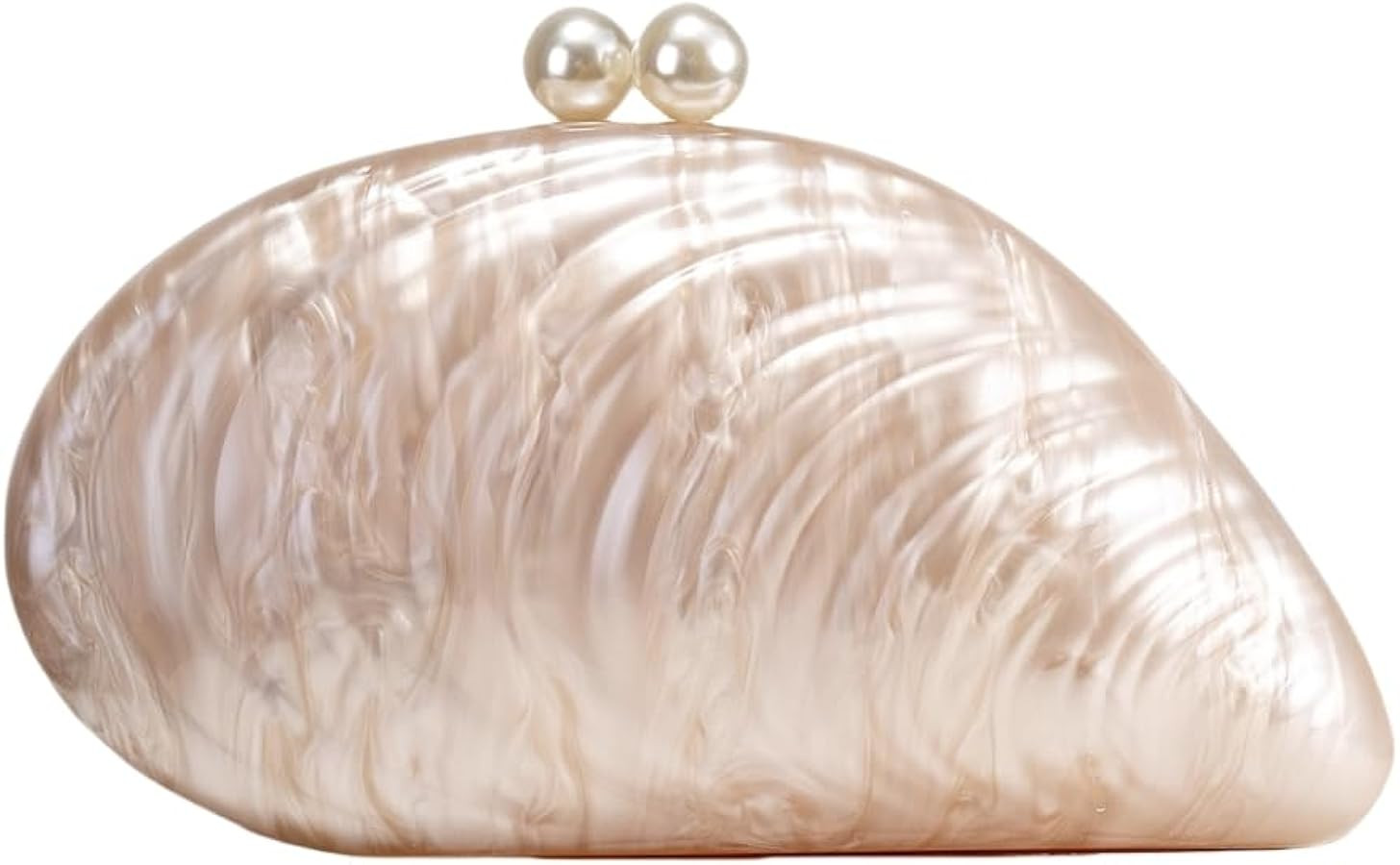 UMREN Seashell Chain Shoulder Bag for Women Acrylic Evening Clutch Bag Glitter Marble Purse Handb... | Amazon (US)