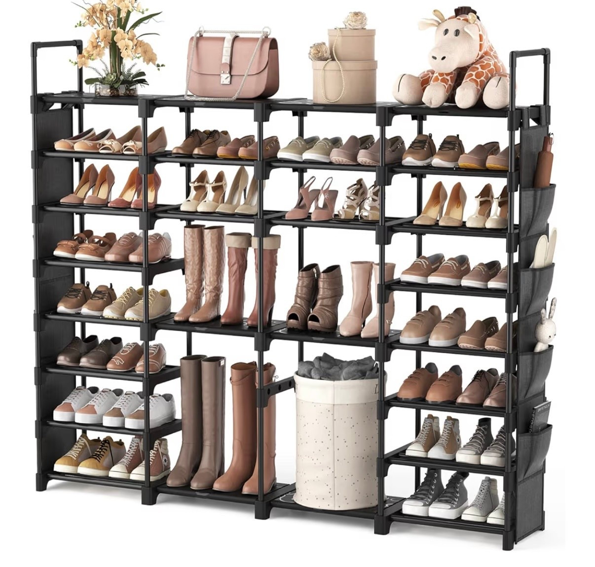 Outdoor shoe rack. Holds soooo many! Of course ours is unavailable, but this one is part of
it.

#LTKmomlife #LTKHome #LTKdayinmylife