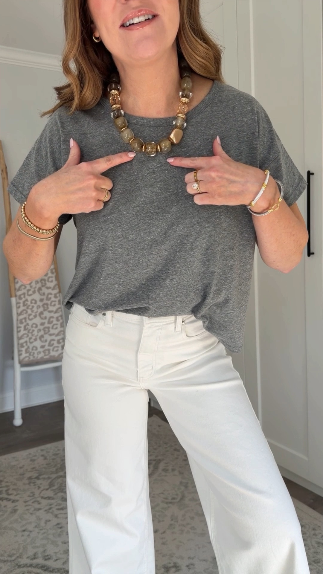 The Target design team definitely deserves a raise. These white jeans might be the BEST white jeans I’ve ever put on. The look so much like Mother jeans - elongating, booty lifting, high rise, comfortable, not see through AT ALL. And even better…they’re just $28. Definitely size up! This cinch waist denim jacket is also designer inspired and is made of the softest lightweight denim. I also found a couple of elevated basic tees that I honestly cannot believe are from Target and some trendy spring/summer accessories that won’t break the bank👏🏼🙌🏼

Target mini haul, what to buy at Target, spring trends 2026, elevated casual style, Target must haves, chic casual over 40 style
#trendy #viral

#LTKOver40 #LTKTall #LTKootd