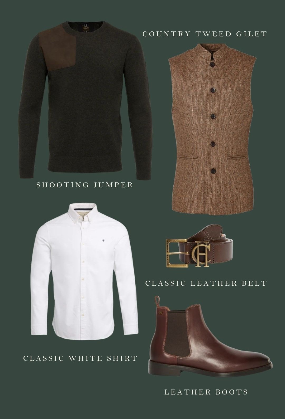 A sophisticated and timeless race day look from British brand, Holland Cooper. Tweed gilet and country knit jumper. Ralph Lauren and old money inspired. Men’s fashion. Men’s tailoring. 

#LTKSeasonal #LTKworkwear #LTKstyletip
